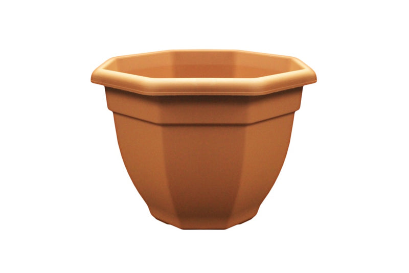 Thumbs Up Octagonal Bell Pot 36cm Terracotta