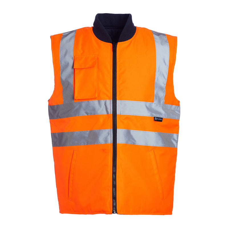 Blackrock Hi-Vis Bodywarmer - Orange size 4XL