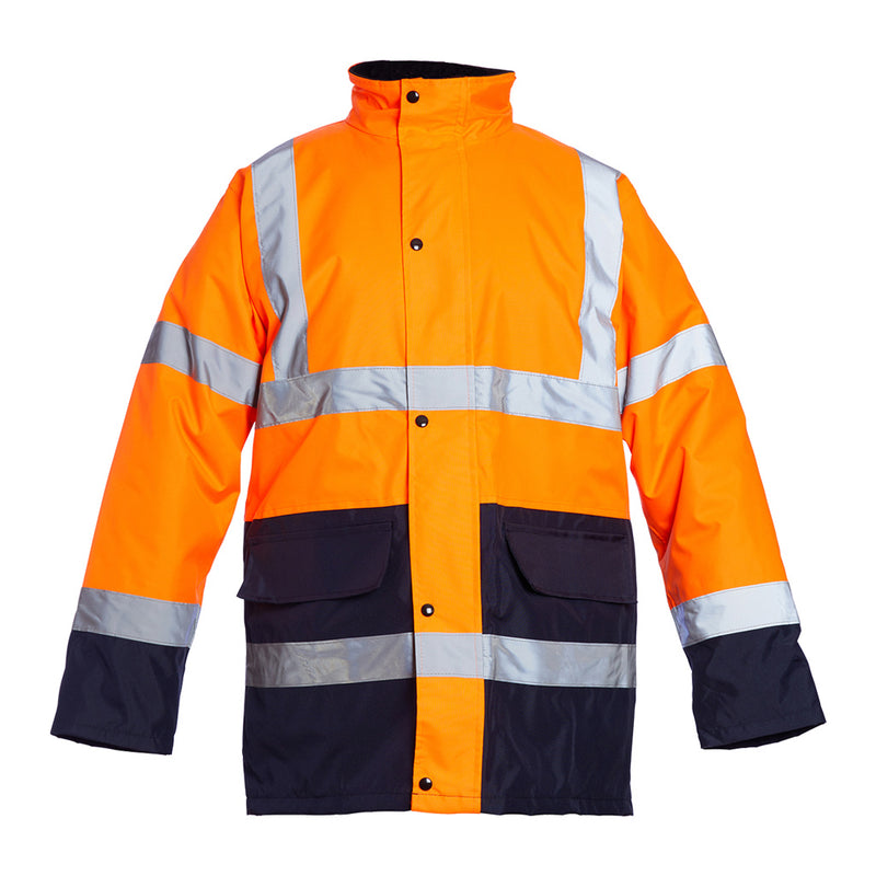 Blackrock Hi-Vis Two-Tone Coat - Orange/Navy size S