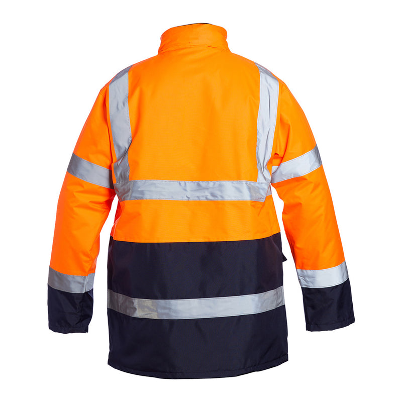 Blackrock Hi-Vis Two-Tone Coat - Orange/Navy size S