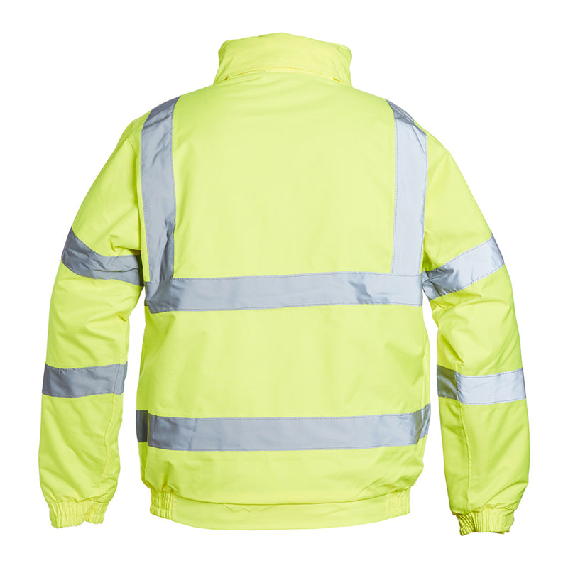 Blackrock Hi-Vis Bomber Jacket - Yellow size L