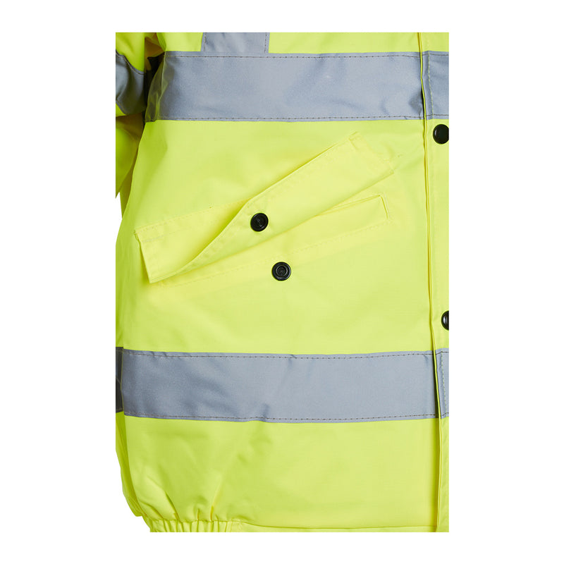 Blackrock Hi-Vis Bomber Jacket - Yellow size 2XL