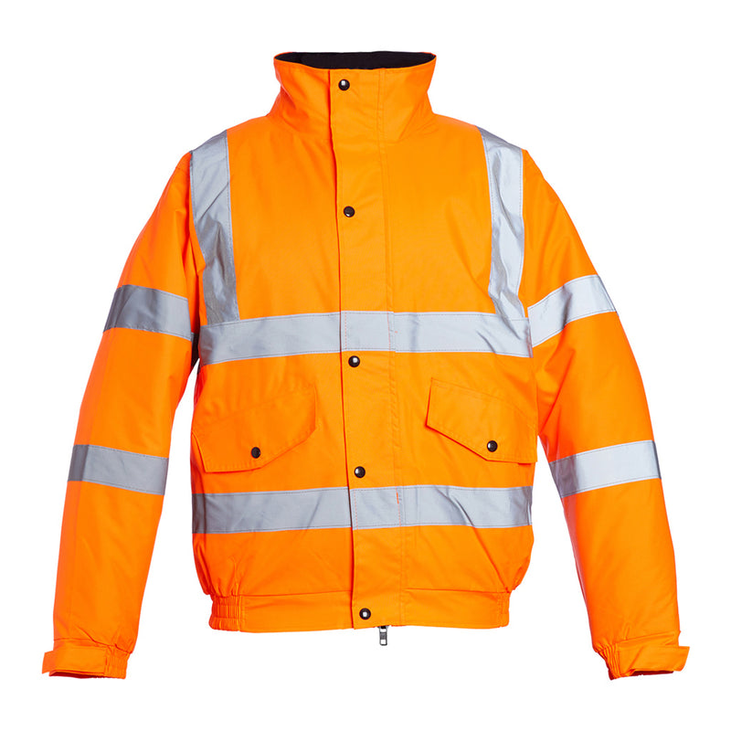 Blackrock Hi-Vis Bomber Jacket - Orange size S