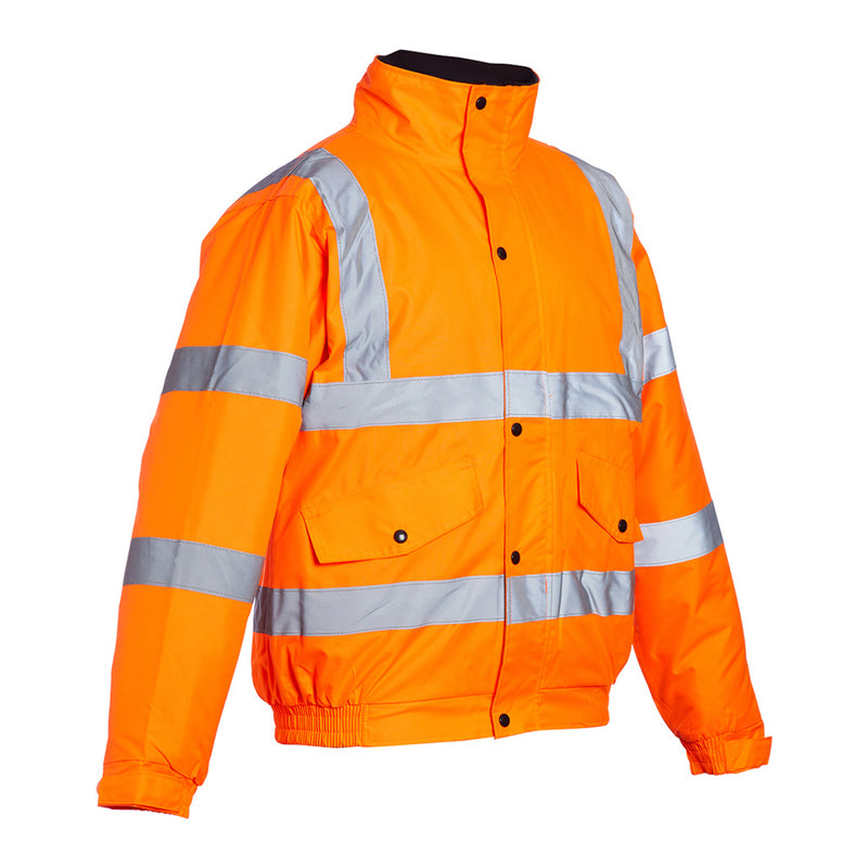 Blackrock Hi-Vis Bomber Jacket - Orange size L