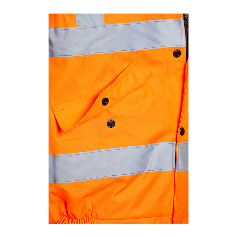 Blackrock Hi-Vis Bomber Jacket - Orange size L