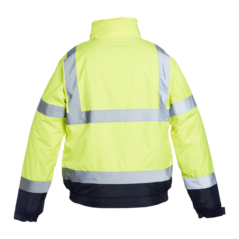 Blackrock Hi-Vis Two-Tone Bomber - Yellow/Navy size 2XL