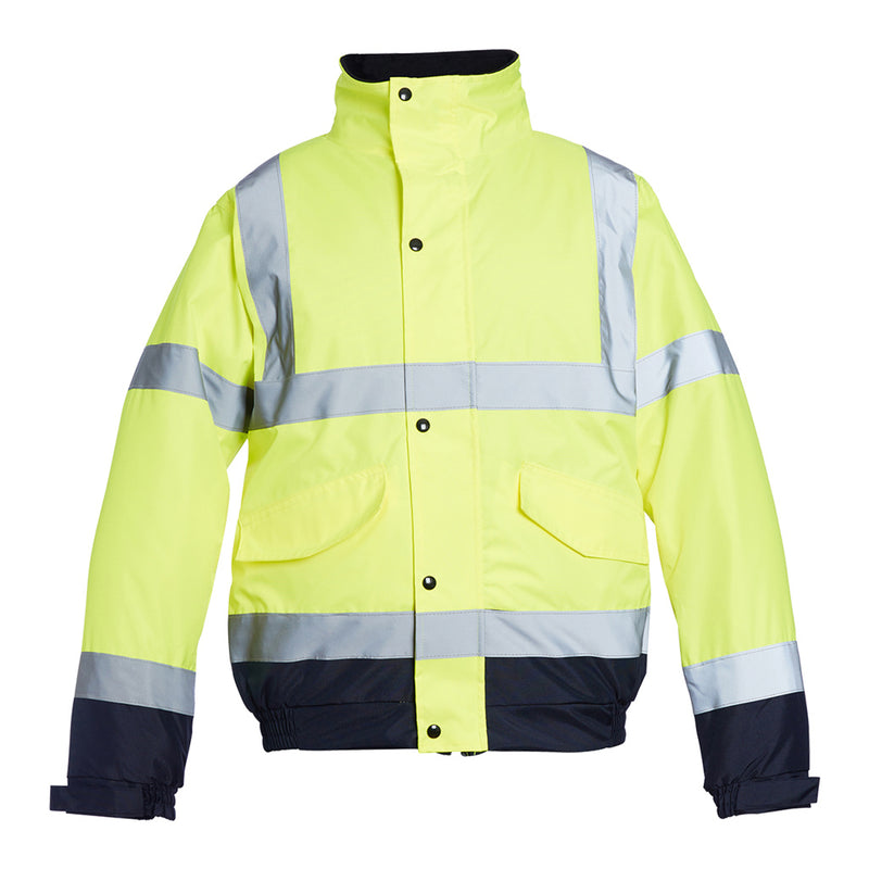 Blackrock Hi-Vis Two-Tone Bomber - Yellow/Navy size 4XL