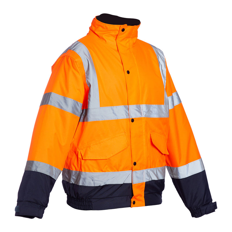 Blackrock Hi-Vis Two-Tone Bomber - Orange/Navy size L