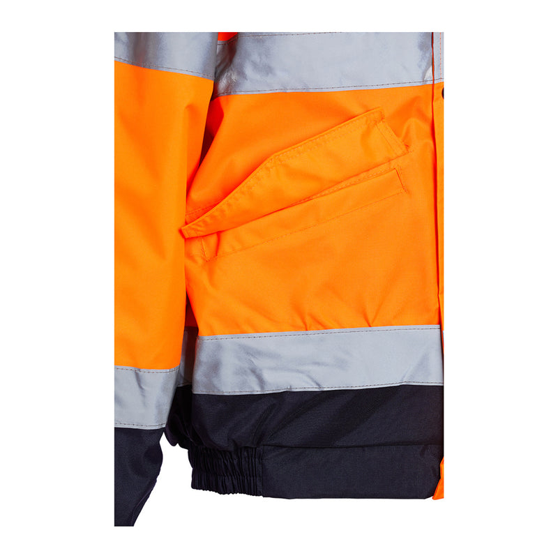 Blackrock Hi-Vis Two-Tone Bomber - Orange/Navy size 2XL