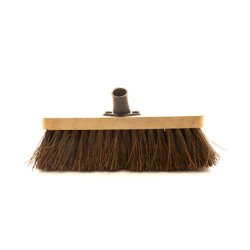 Bassine Broom Head with Plastic Socket, 12”