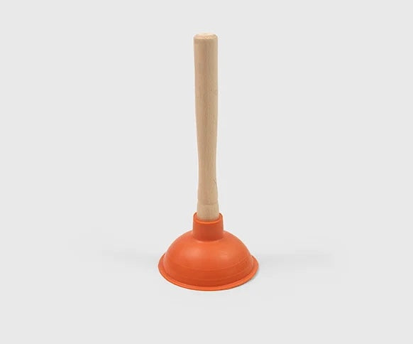 Hill Brush Medium Force Cup Sink Plunger 10" Handle