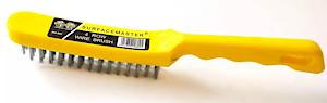 Worldwide Tools 4 Row Hand Wire Brush