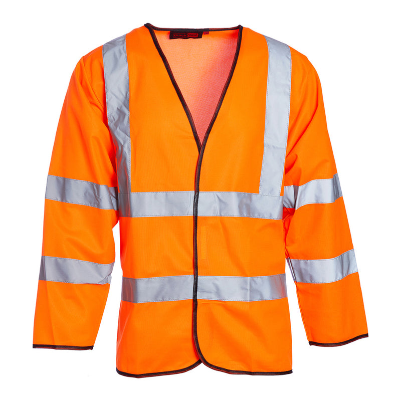 Blackrock Hi-Vis Long Sleeve Vest/Waistcoat - Orange size 6XL