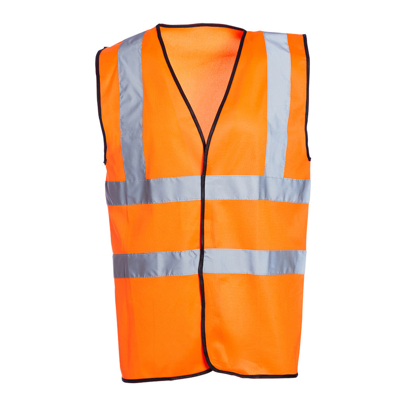 Blackrock Hi-Vis Sleeveless Vest/Waistcoat - Orange size 5XL
