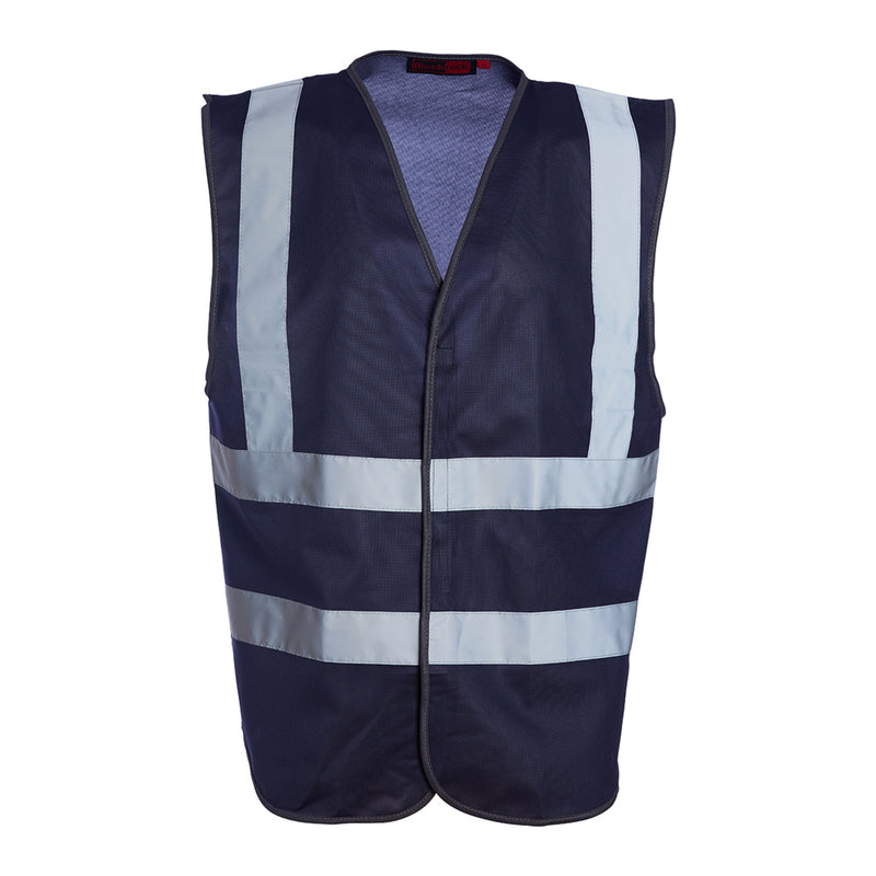 Blackrock Hi-Vis Sleeveless Vest/Waistcoat - Navy size M