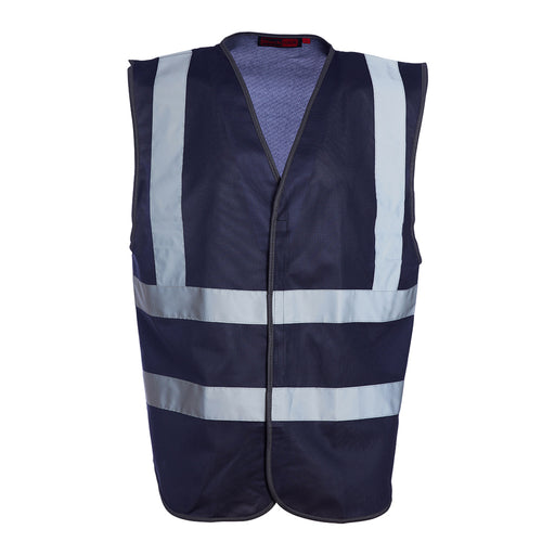 Blackrock Hi-Vis Sleeveless Vest/Waistcoat - Navy size 4XL