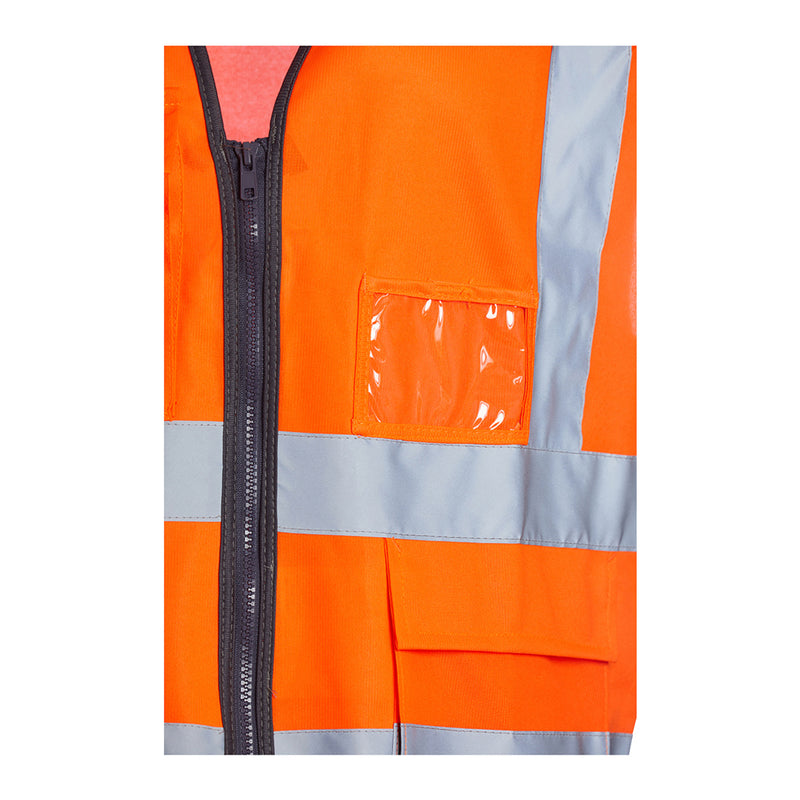 Blackrock Hi-Vis Premium Sleeveless Vest/Waistcoat - Orange size 3XL