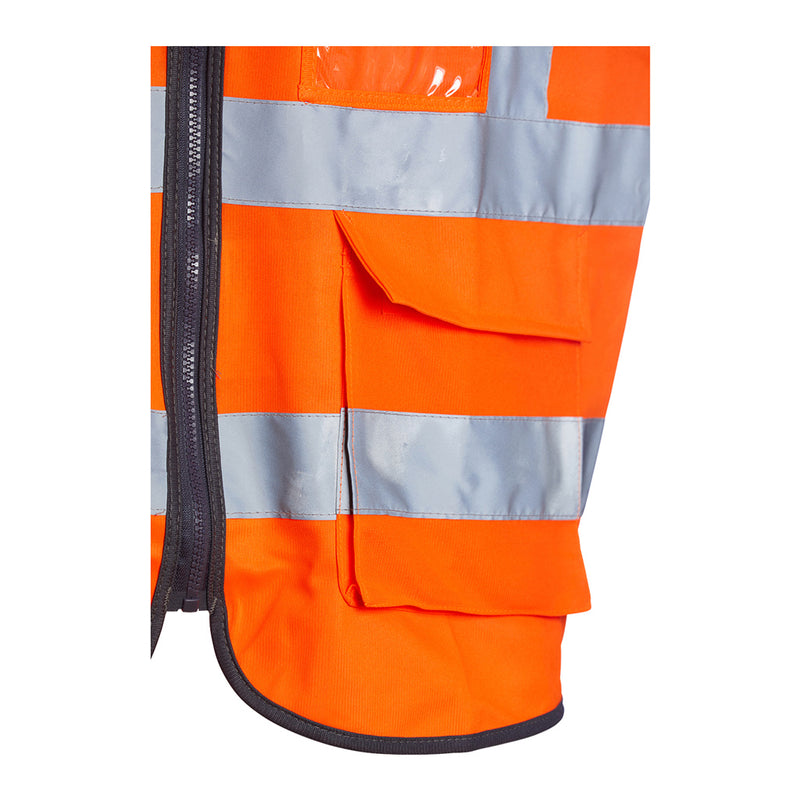 Blackrock Hi-Vis Premium Sleeveless Vest/Waistcoat - Orange size 3XL