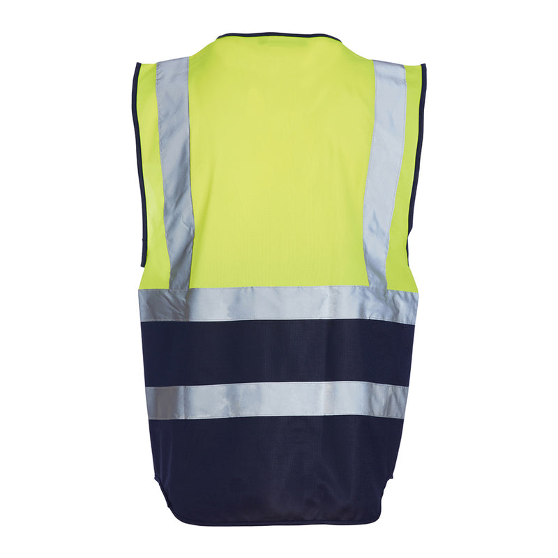 Blackrock Hi-Vis Premium Sleeveless Vest/Waistcoat - Yellow/Navy size S