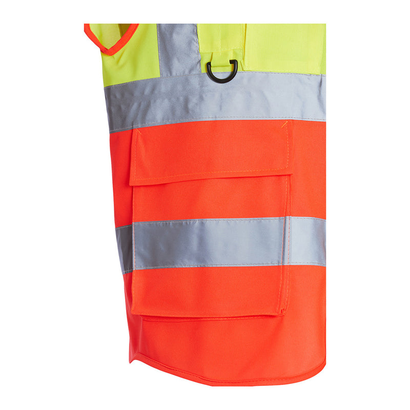 Blackrock Hi-Vis Premium Sleeveless Vest/Waistcoat - Yellow/Red size S