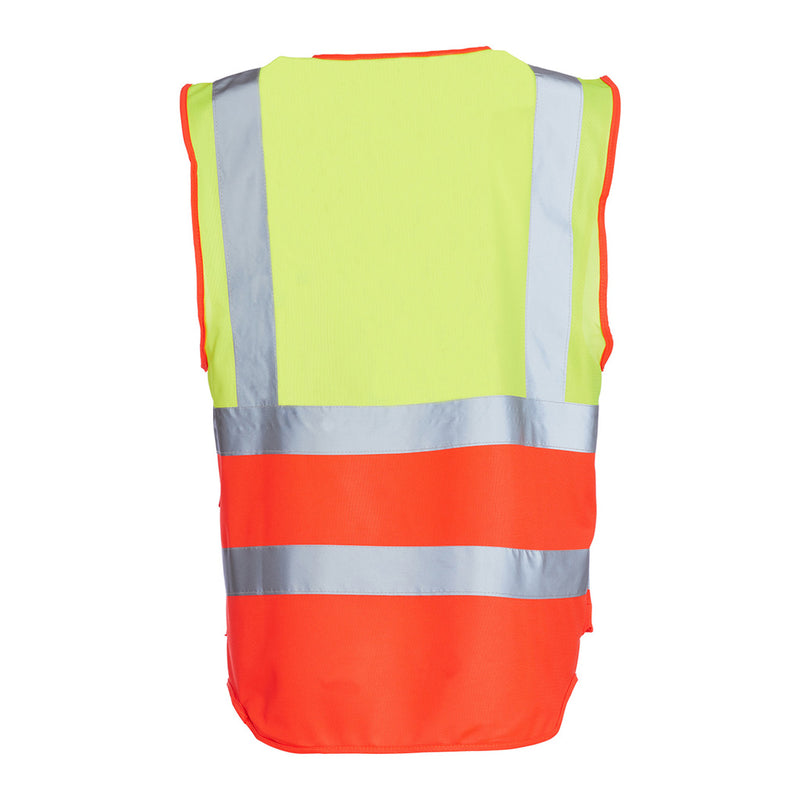 Blackrock Hi-Vis Premium Sleeveless Vest/Waistcoat - Yellow/Red size 4XL