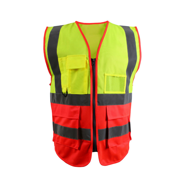 Blackrock Hi-Vis Premium Sleeveless Vest/Waistcoat - Yellow/Red size 5XL