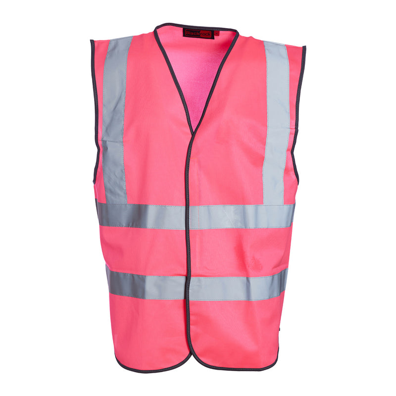 Blackrock Hi-Vis Sleeveless Vest/Waistcoat - Pink size 4XL