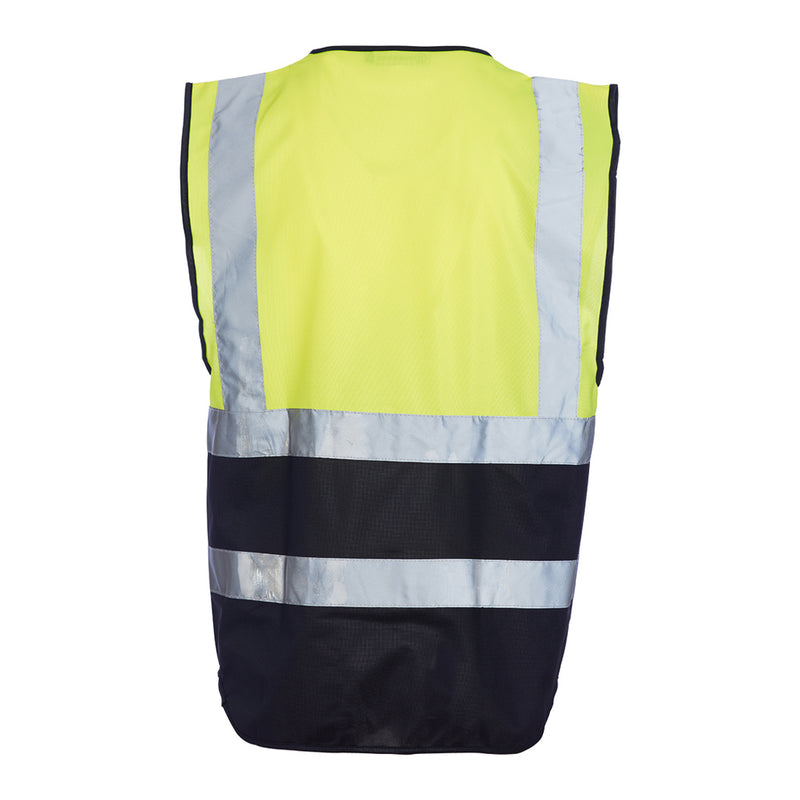 Blackrock Hi-Vis Premium Sleeveless Vest/Waistcoat - Yellow/Black size S