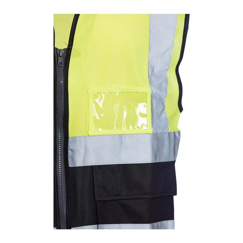 Blackrock Hi-Vis Premium Sleeveless Vest/Waistcoat - Yellow/Black size 4XL