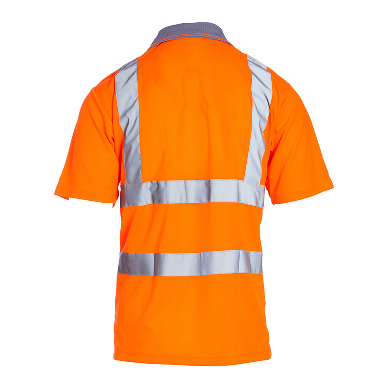 Blackrock Hi-Vis Polo Shirt Short Sleeve - Orange size XL