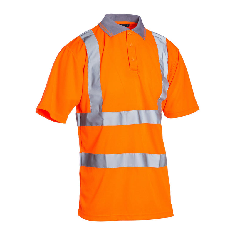 Blackrock Hi-Vis Polo Shirt Short Sleeve - Orange size 2XL