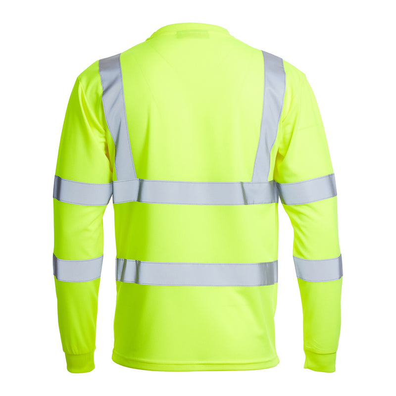 Blackrock Hi-Vis T-Shirt Long Sleeve - yellow size 4XL