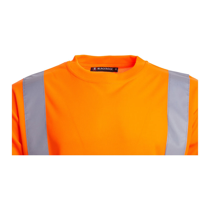 Blackrock Hi-Vis T-Shirt Long Sleeve - orange size S