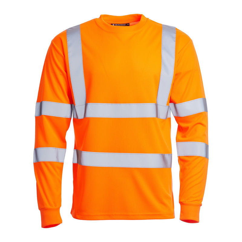 Blackrock Hi-Vis T-Shirt Long Sleeve - orange size XL