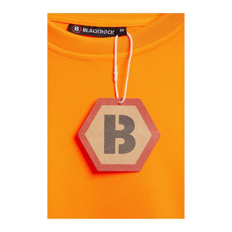 Blackrock Hi-Vis T-Shirt Long Sleeve - orange size 4XL