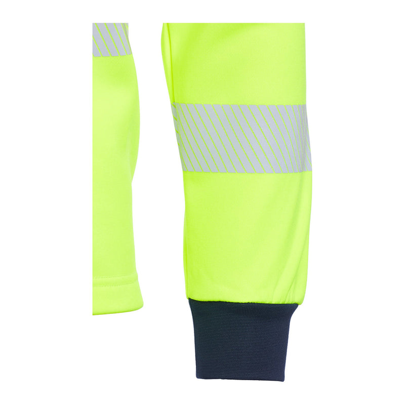 Blackrock Hi-Vis 1/4 Zip Sweatshirt - yellow size L