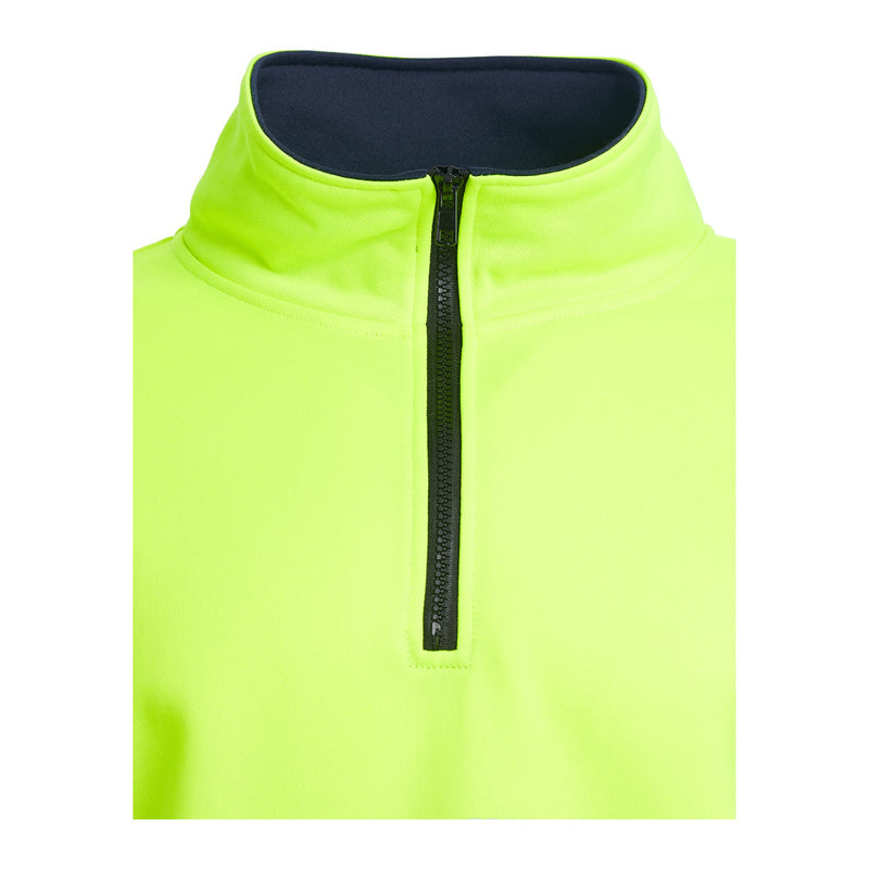 Blackrock Hi-Vis 1/4 Zip Sweatshirt - yellow size 2XL