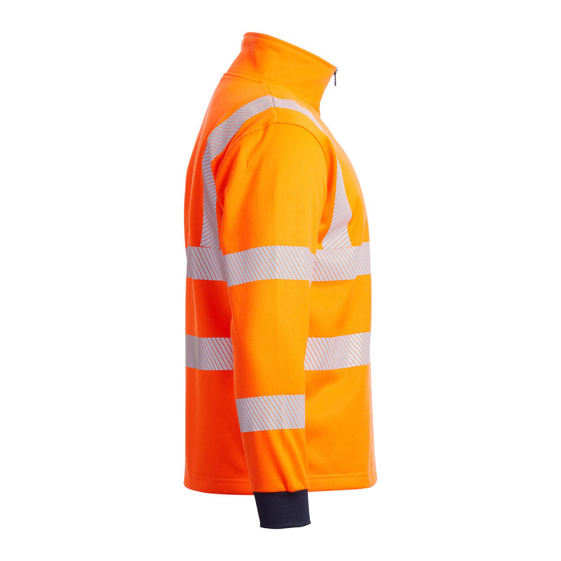 Blackrock Hi-Vis 1/4 Zip Sweatshirt - orange size M
