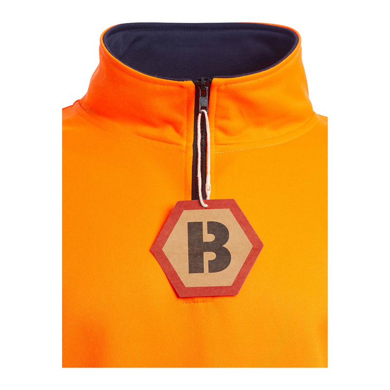 Blackrock Hi-Vis 1/4 Zip Sweatshirt - orange size M