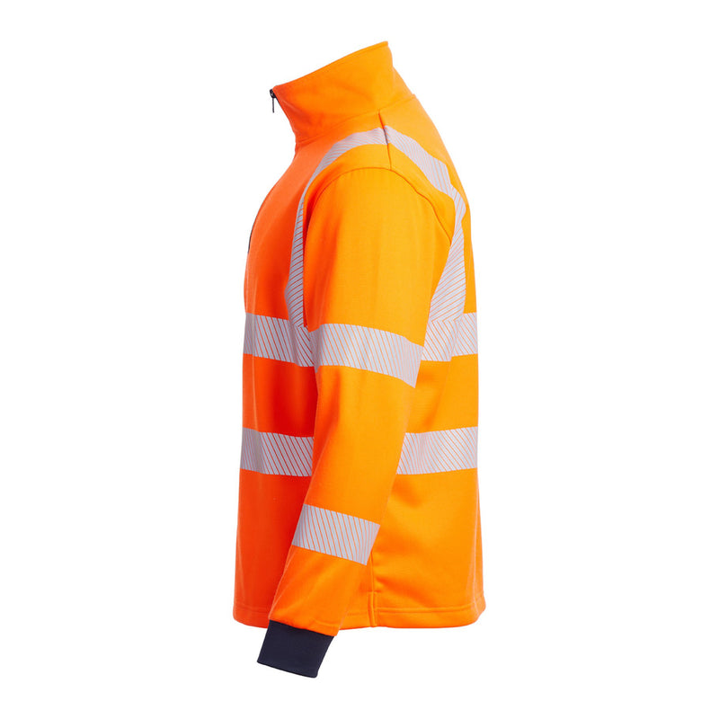 Blackrock Hi-Vis 1/4 Zip Sweatshirt - orange size L
