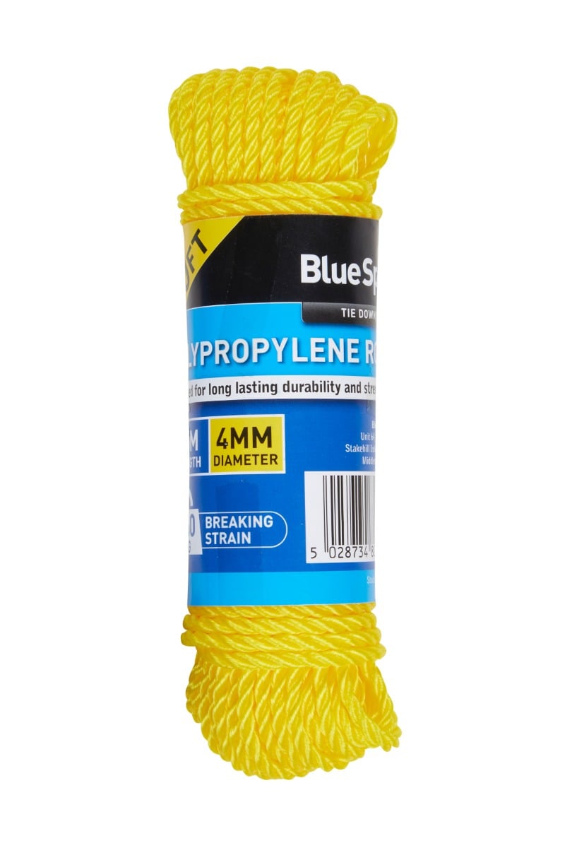 Blue Spot Tools 15M (50FT) Polypropylene Rope