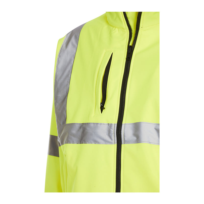 Blackrock Hi-Vis Soft Shell Jacket - Yellow size S