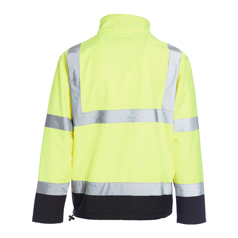 Blackrock Hi-Vis Soft Shell Jacket - Yellow size M