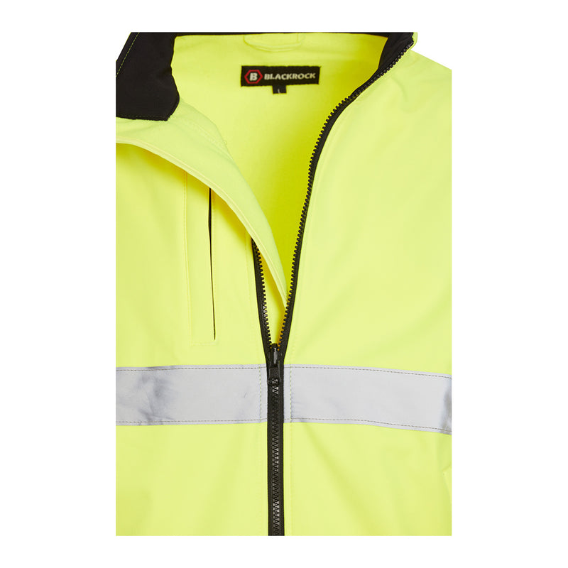 Blackrock Hi-Vis Soft Shell Jacket - Yellow size 3XL
