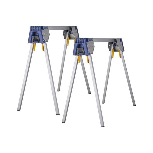 Irwin® All Metal Sawhorses (Twin Pack) IRWIN® - RockBottom Northampton