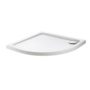 SupaPlumb High Wall ABS Cap Quad Stone Resin Shower Tray 900 x 900 x 80mm