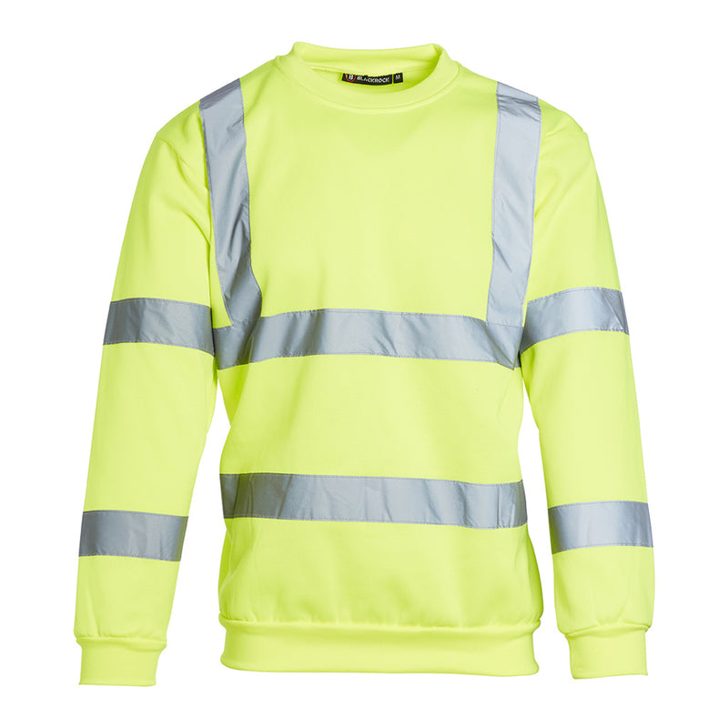 Blackrock Hi-Vis Sweatshirt - Yellow size XL