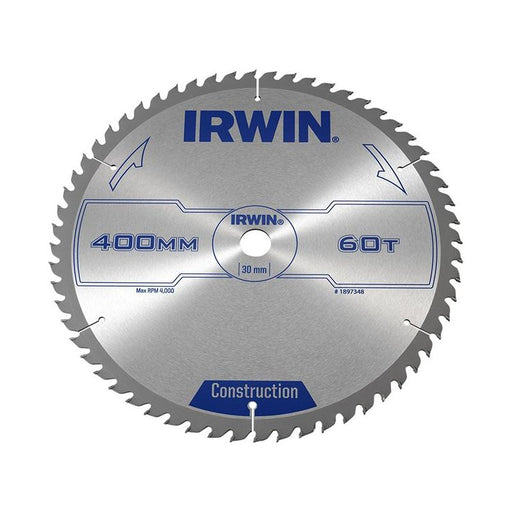 Irwin® General Purpose Table & Mitre Saw Blade 400 x 30mm x 60T ATB IRWIN® - RockBottom Northampton
