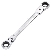 Draper HI-TORQ Metric Flexible Head Double Ring Ratchet Spanner, 14 x 15mm Draper - Town Tools