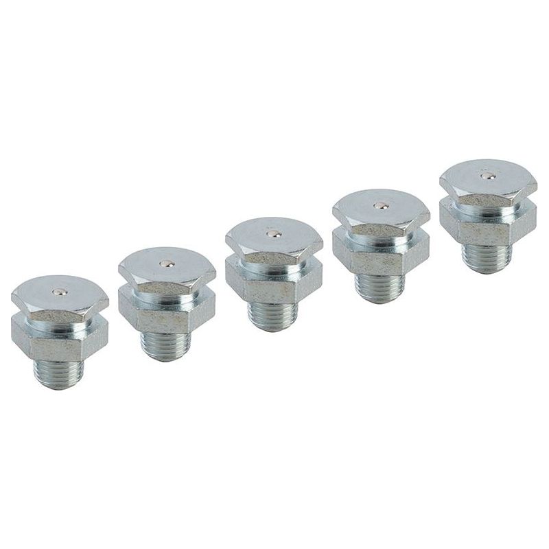 Faithfull Grease Nipple Button 1/8in BSP (Pack 5) Faithfull - RockBottom Northampton
